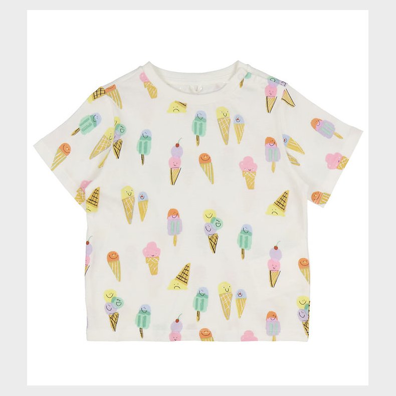 Stella McCartney Kids T-shirt - Ivory m. Isvafler