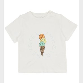Stella McCartney Kids T-shirt - Ivory m. Isvaffel