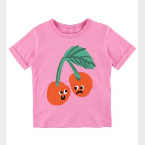 Stella McCartney Kids T-shirt - Pink m. Kirsebr
