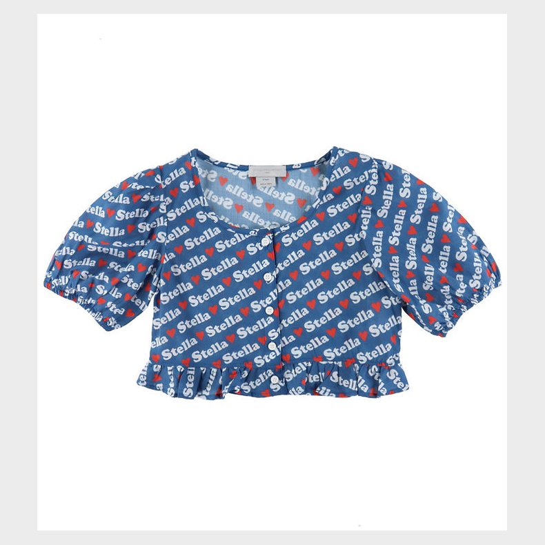 Stella McCartney Kids T-shirt - Bl m. Logoprint