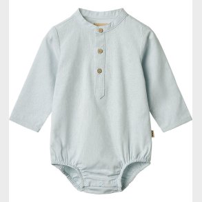 Wheat Skjortebody l/ - Victor - Light Blue Chambray