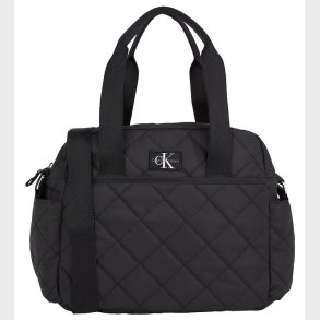 Calvin Klein Pusletaske - Quiltet - Ck Black