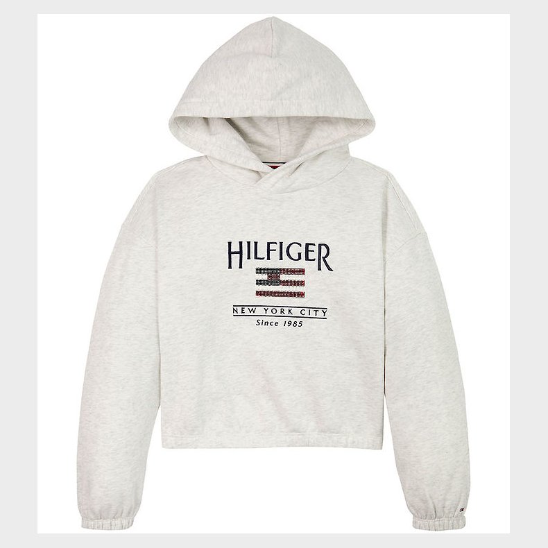 Tommy Hilfiger Httetrje - Cropped - Sequin Flag - Snow White H