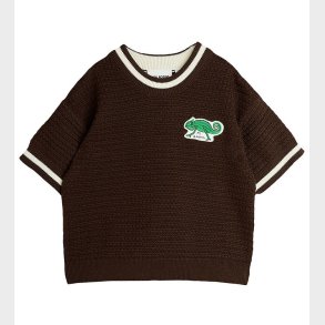 Mini Rodini T-shirt - Strik - Lizard - Brun