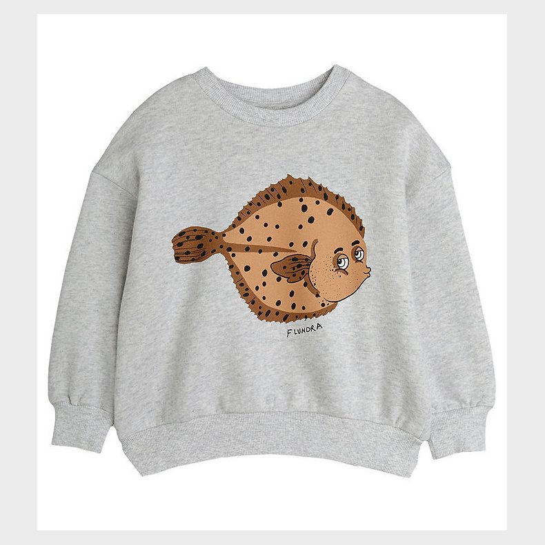 Mini Rodini Sweatshirt - Flundra - Grmeleret