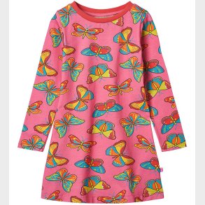 Smfolk Kjole - Bubblegum m. Sommerfugle