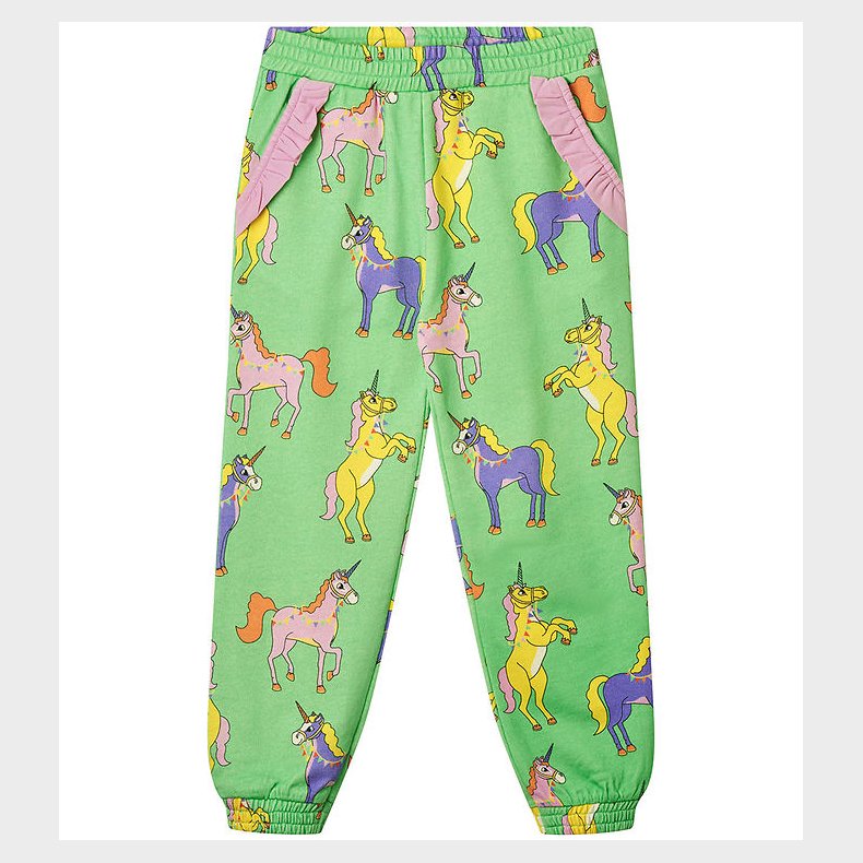 Smfolk Sweatpants - Minty Green Tea m. Enhjrninger