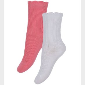 Konges Sljd Strmper - Rib - Frill - 2-pak - Multi Color m. Hul