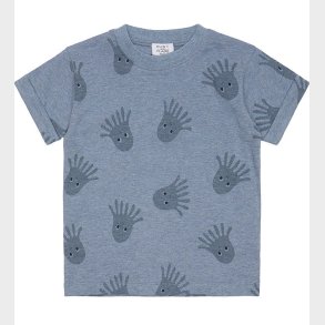 Hust and Claire T-shirt - Anton - Sky Melange