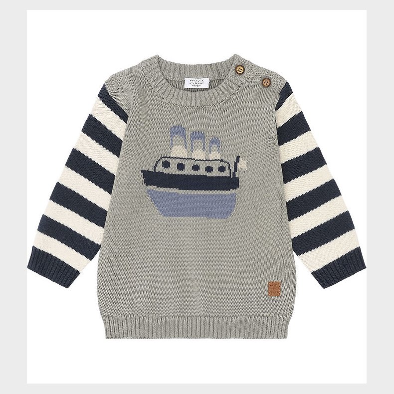 Hust and Claire Bluse - Strik - Pilou - Seagrass