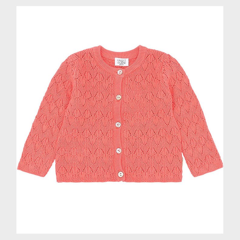 Hust and Claire Cardigan - Strik - Cilja - Wild Coral