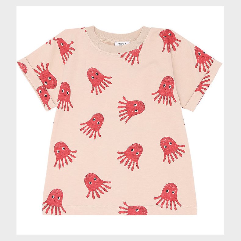 Hust and Claire T-shirt - Anton - Cement