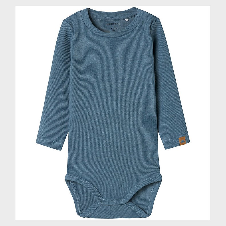 Name It Body L/ - Rib - NbmDonny - Spring Lake/Melange