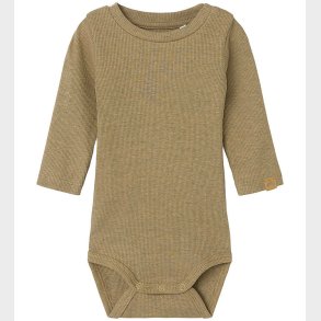 Name It Body L/ - Rib - NbmDonny - Elmwood/Melange
