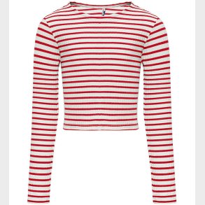 Kids Only Bluse - KogNella - Cloud Dancer/Horizontal Equestian R