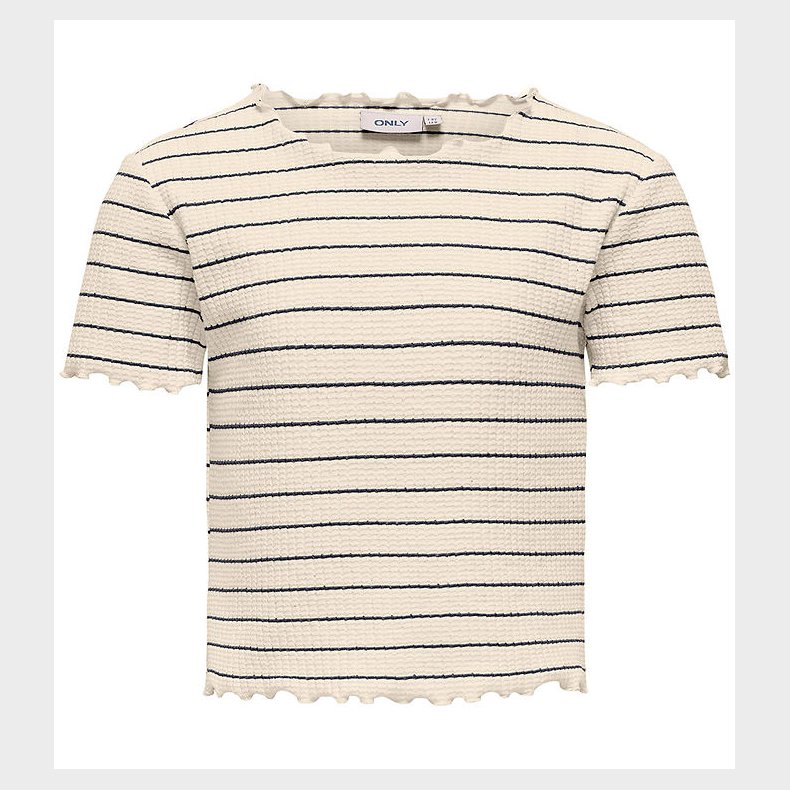 Kids Only T-shirt - Cropped - KogAnits - Antique White/Night Sky