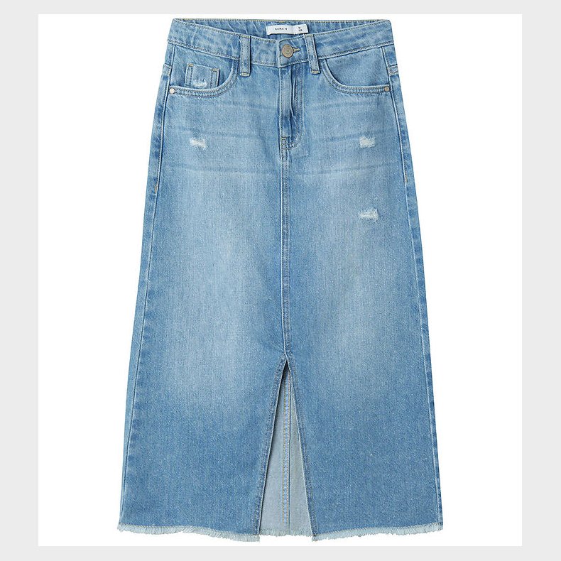 Name It Nederdel - Noos - NkfKat - Light Blue Denim