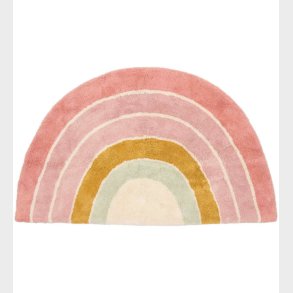 Little Dutch Gulvt�ppe - 80x130 cm - Pink Regnbue