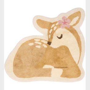 Little Dutch Gulvt�ppe - 103x110 cm - Beige m. R�dyr