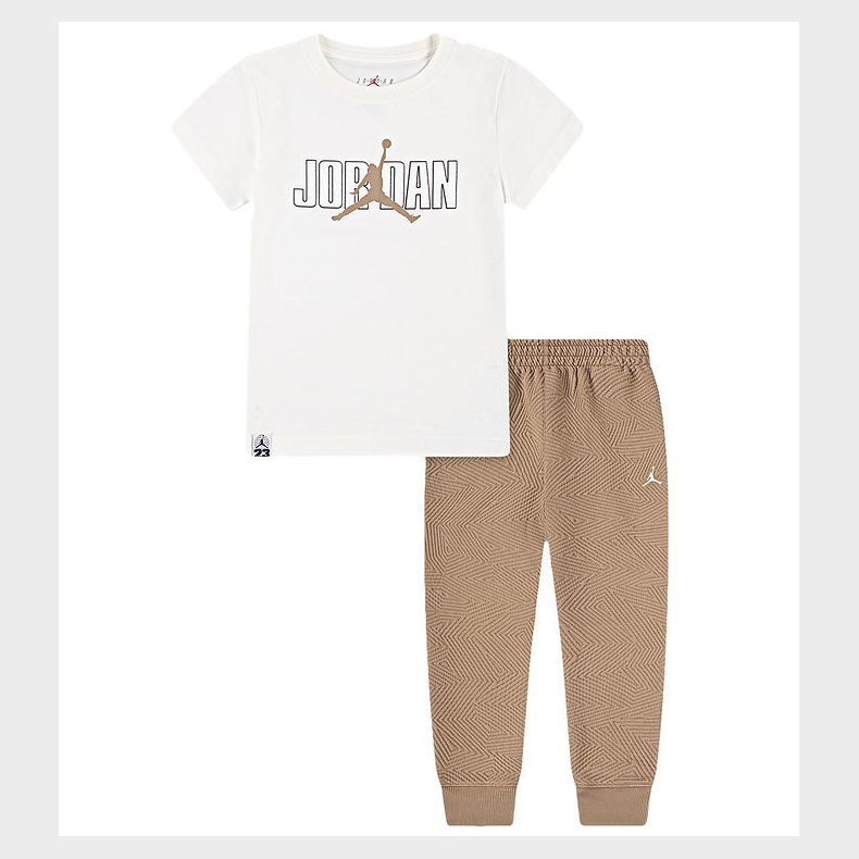 Jordan St - Bukser/T-shirt - Desert Camo/Off White