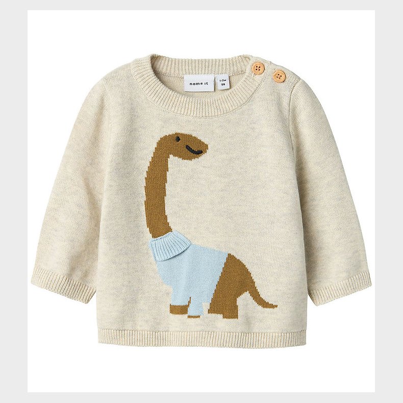 Name It Bluse - Strik - NbmDamin - Peyote Melange