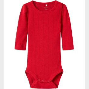 Name It Body l/ - NbfDagnes - Chinese Red m. Hulmnster