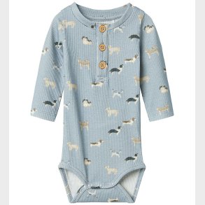 Name It Body l/ - Rib - NbmBark - Quarry m. Hunde