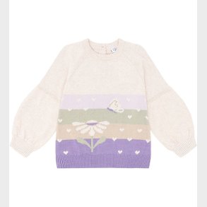 Hust and Claire Bluse - Strik - Pippa - Whisper Melange