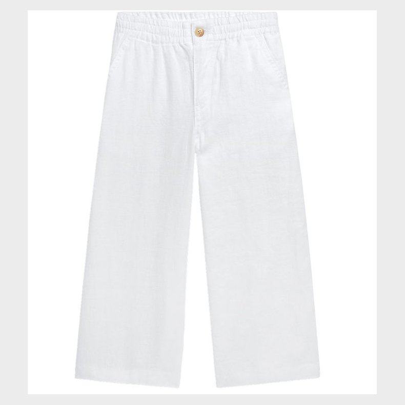Polo Ralph Lauren Bukser - Hr - Wide Leg - Hvid