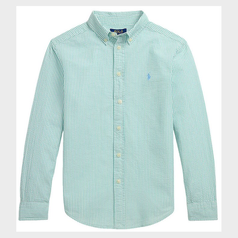 Polo Ralph Lauren Skjorte - Grn/Hvidstribet
