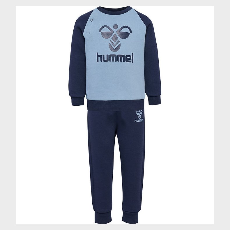 Hummel Sweatst - hmlHumming - Black Iris/Faded Denim