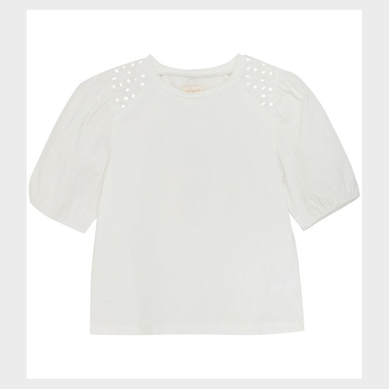 Creamie T-shirt - Broderie Anglaise - Cloud m. Hulmnster