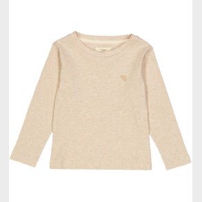 VACVAC Bluse - Rib - Carlet - Light latte melange