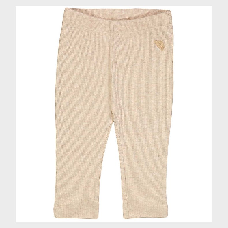 VACVAC Leggins - Carlet - Rib - Light latte melange