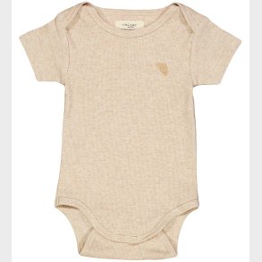 VACVAC Body k/ - Rib - Carlet - Light latte melange