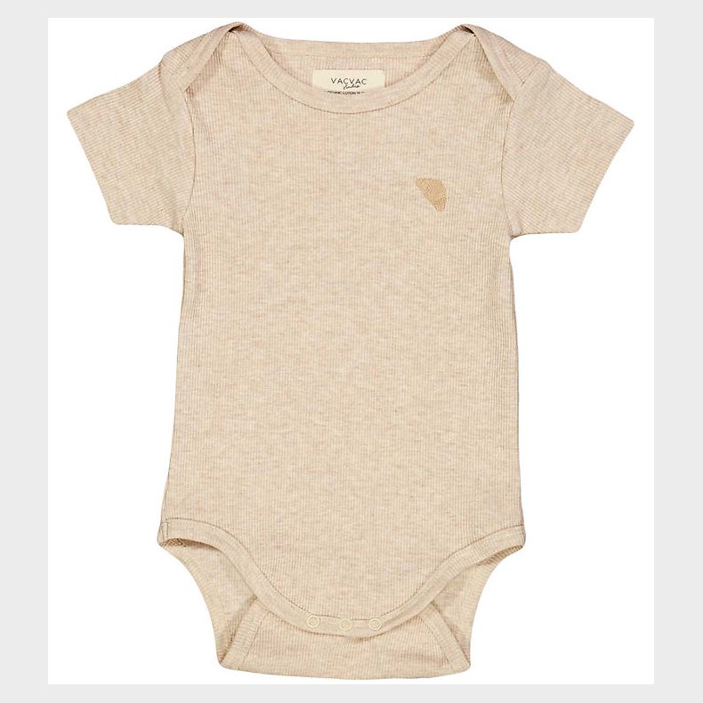 VACVAC Body k/� - Rib - Carlet - Light latte melange