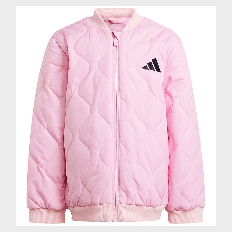 adidas Performance Dynejakke - LK LT PAD JKT- Trupnk/Sort