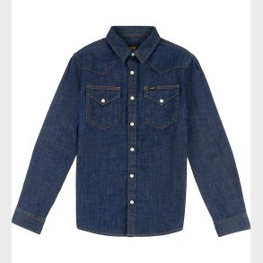 Lee Skjorte - Denim - Western - Mid Wash