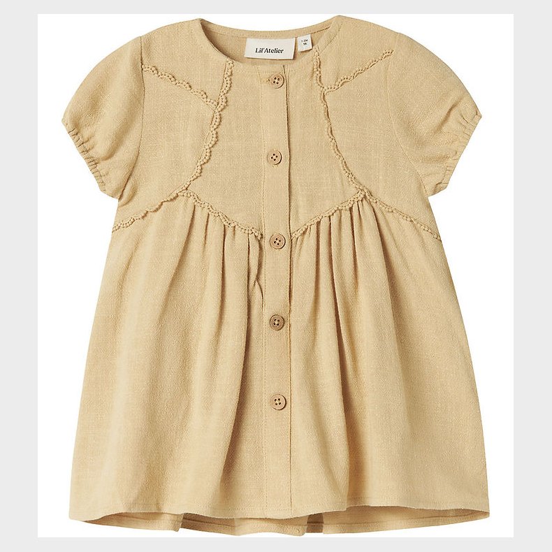 Lil Atelier Kjolebody k/ - NbmDamla - Viskose/Hr - Taos Taupe