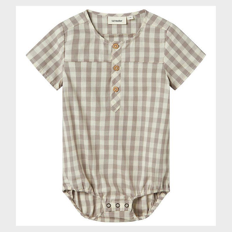 Lil Atelier Skjortebody k/� - NbmDidrik - Vapor Blue