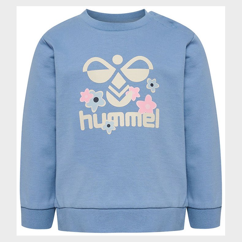 Hummel Sweatshirt - hmlLime - Faded Denim