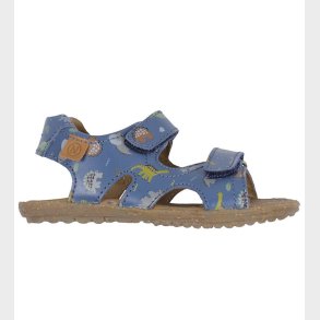 Naturino Sandaler - Sky - Azure m. Dinosaurer