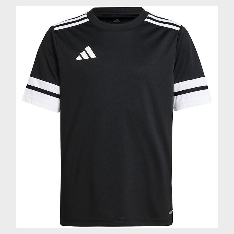adidas Performance T-shirt - SQUA25 JSY Y - Sort/Hvid