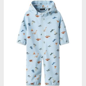Name It Softshelldragt m. Fleece - NbmAlfa08 - Skyway/Mini Dino