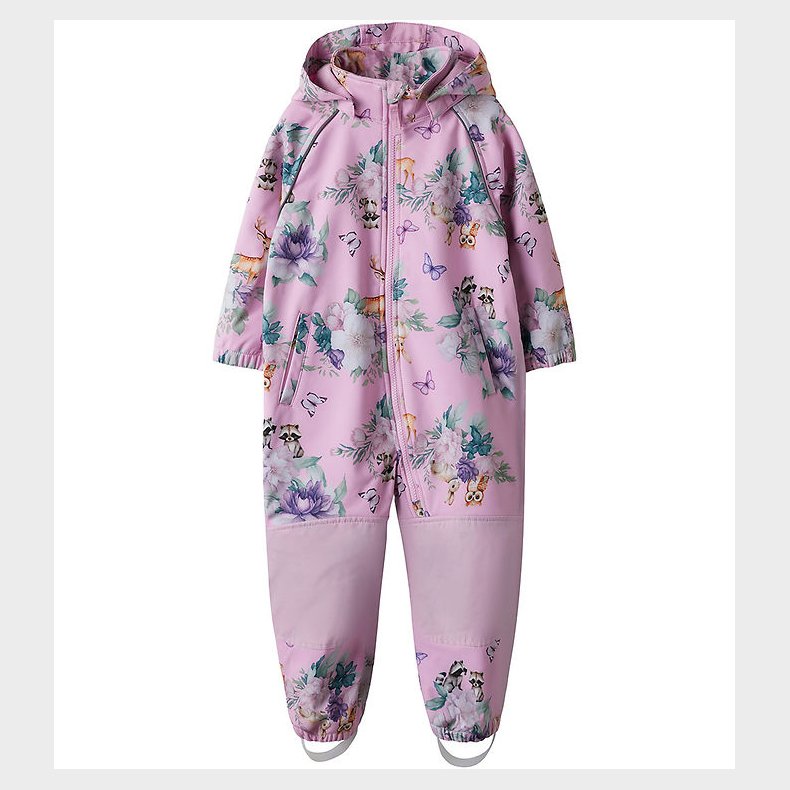 Name It Softshelldragt m. Fleece - Noos - NmfAlfa08 - Pink Laven