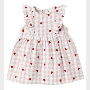 Name It Kjole - Nbffisina - Light Lilac m. Hjerter