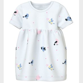 Name It Kjole - NbfVandora - Bright White/Birds