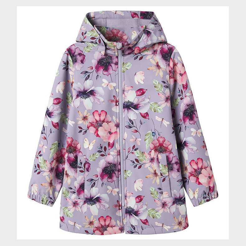 Name It Softshelljakke m. Fleece - NkfAlfa08 - Heirloom Lilac/Bi