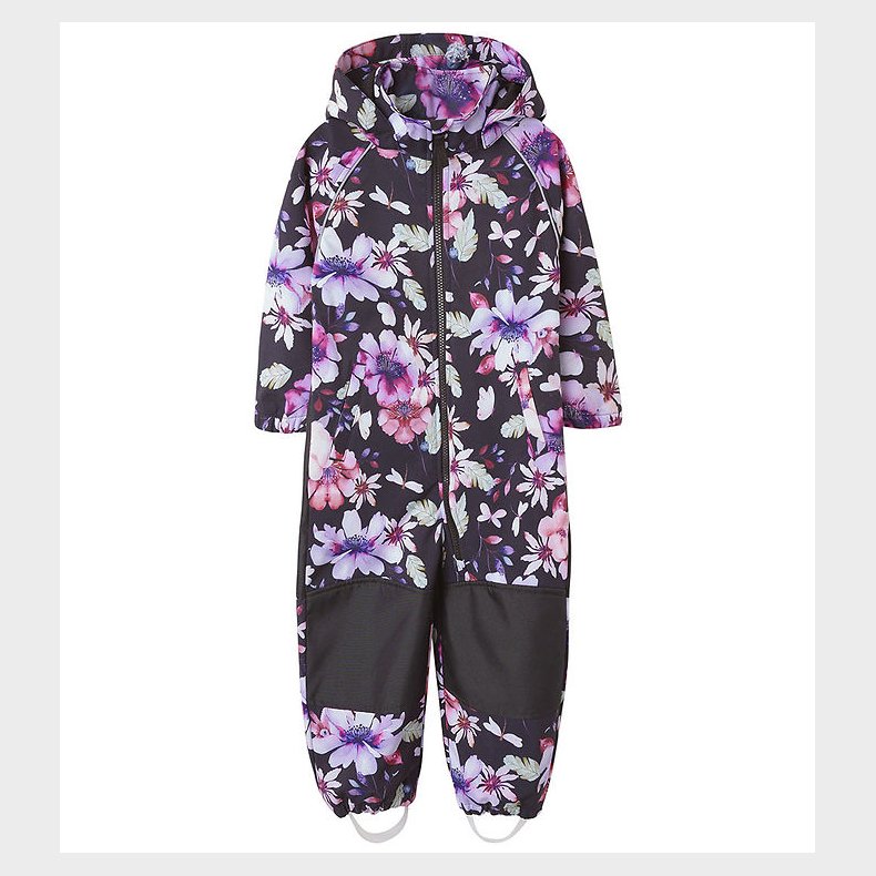 Name It Softshelldragt m. Fleece - Noos - NmfAlfa08 - Sort/Big F