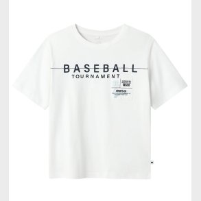 Name It T-shirt - NkmDennim - Bright White
